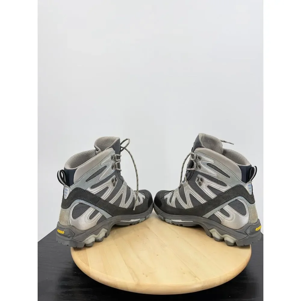 Asolo Attiva GTX Hiking Trail Gray Suede Nylon Boots Women's Size 7.5 US